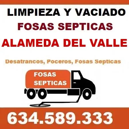 limpieza de fosas septicas Alameda del Valle