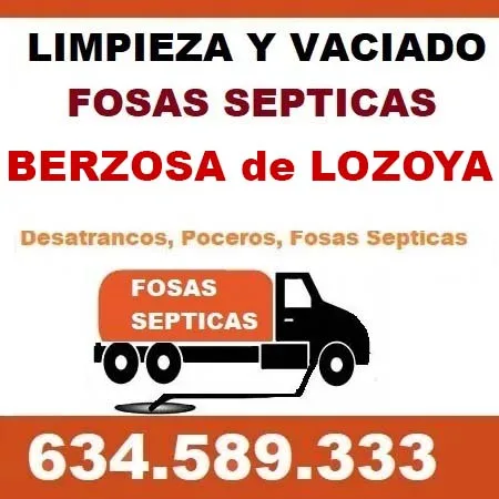 limpieza de fosas septicas Berzosa del Lozoya