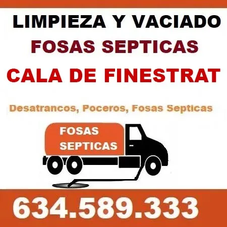 limpieza de fosas septicas Cala de Finestrat