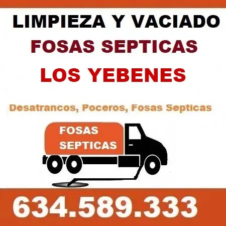 limpieza de fosas septicas Los Yebenes