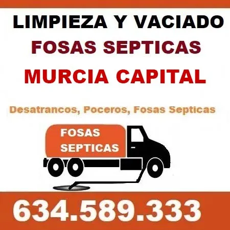 limpieza de fosas septicas Murcia Capital