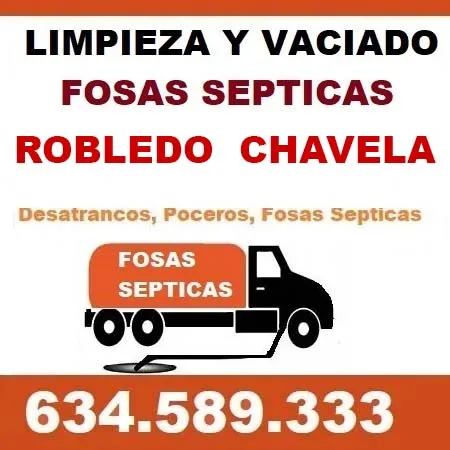 limpieza de fosas septicas Robledo de Chavela