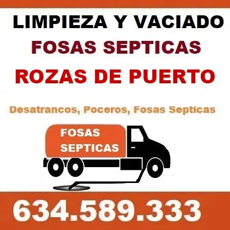 limpieza de fosas septicas Rozas de Puerto Real