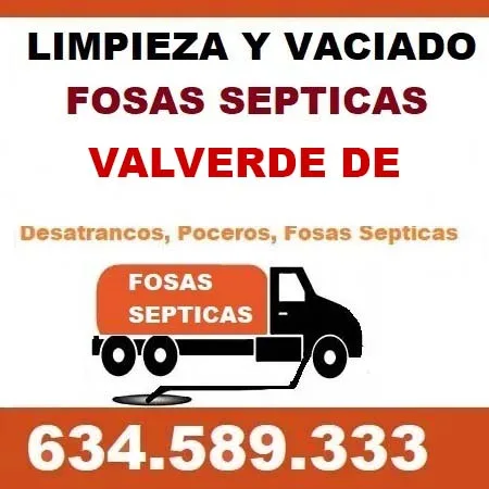 limpieza de fosas septicas Valverde de Alcala